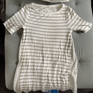 Striped lou and grey dress